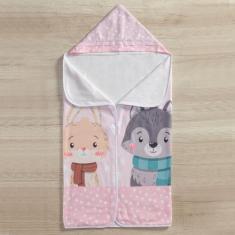 Toalha De Banho Tematica Para Bebe Com Capuz - Miguel Baby, Friend flo