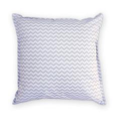 Capa de almofada VivaIN infantil chevron cinza zig zag