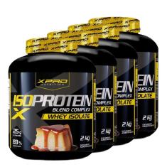 Kit 4x Whey Protein Iso Blend Complex 2Kg - XPRO-Unissex