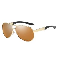 Óculos De Sol Hdcrafter Aviador Original Proteção Uv400 Polarizado, Do