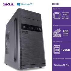 Computador Home H100 - Celeron Dual Core J1800