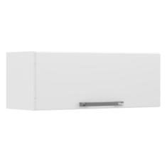 Armário de Cozinha Aéreo Itatiaia Aço Florença 1 Porta Horizontal Branco Neve