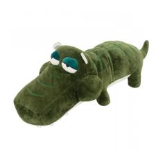 Jacaré De Pelúcia Crocodilo Verde Safari Deitado 80 Cm
