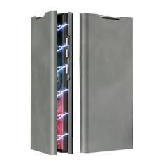 CQJZCFCC Capa carteira para Samsung Galaxy S24/S24 Plus/S24 Ultra, capa flip magnética de couro PU com compartimentos para cartões, suporte à prova de choque, revestimento interno de policarbonato,