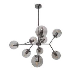 Lustre pendente pd9417-10.000 columba 10 lâmpadas cromado - Arquitetiz