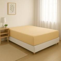 Lençol Casal Avulso 400 Fios Com Elástico 100% algodao - Rafaloro, Cáq