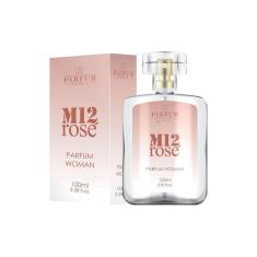 Perfume M12 Rose Woman 100ml -Parfum Brasil