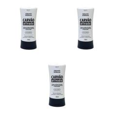 Sabonete Esfoliante Carvão Ativado 3 Unidades - Lucy's