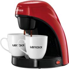 Cafeteira Elétrica Lenoxx Red Coffee, 450W, 2 Xícaras, 220V - PCA031