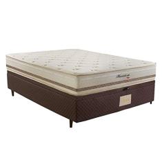 Cama Box Baú Casal Herval Haarlem, Molas Ensacadas, 76x138x188 cm