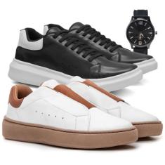 2 Tenis Casual Masculino Sneaker Oversize com Ajuste em Elastico Premi