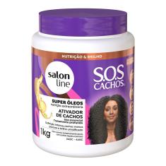 Ativador de Cachos Salon Line SOS Cachos Super Óleos 1kg