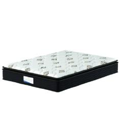 Colchão Casal Molas Ensacadas Granville Pillow Top 138x188x28cm Marrom / Branco Probel - Suporta até 110kg por Pessoa