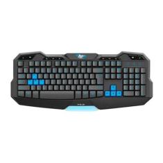 Teclado Gamer Multimídia Usb E-Blue Mazer Typer-G Preto Azul
