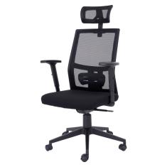 Cadeira de Escritório Presidente Flex Mesh Waw Design Base Giratória Braço e Altura Ajustável