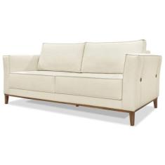 Sofa Balli 2 Lugares 170cm Pes Madeira Linho 221 Natural Ezz - Milani 