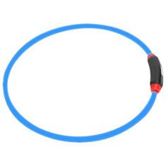 Coleira de Cachorro Iluminada, Brilha No Escuro Coleira de Cachorro LED Coleira de LED Recarregável USB Coleira de Animal de Estimação Brilhante para Cães Médios e Pequenos para