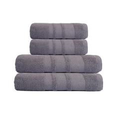 Jogo de Toalhas Macias Diana 4 Peças (2 Banho + 2 Rosto) - Bella Enxov