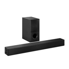 Soundbar LG SH5A 4.1 Canais 600W RMS Bluetooth AI Sound Pro Wow Interface Clear Voice Pro Sem fios Conexões Múltiplas