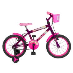Bicicleta Infantil Aro 16 Kls Princess Roda Alumínio-Feminino