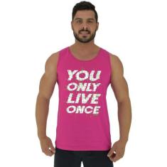 Regata Clássica Masculina Mxd Conceito You Only Live Once