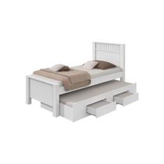 Cama de Solteiro Bibox Athenas Lopas