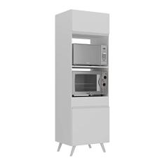 Paneleiro 2 Portas para Forno e Microondas Veneza Multimóveis Mp3679.891 Branco