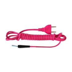 Cabo com Luvas Prancha Chapinha Taiff 2x0,75 Rosa