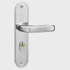 Fechadura Externa Espelho Aço 40mm mgm Stilo Cromado