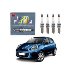 Kit vela ngk bobina nissan march 1.6 16V 2012 A 2014