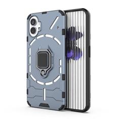 For Nothing Phone 1 PC + TPU Shockproof Protective Phone Case with Magnetic Ring Holder