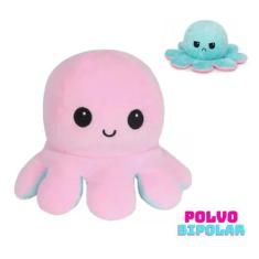 Pelúcia Bipolar: Polvo Bravo E Feliz Reversível Tiktok - Polvo De Pelú