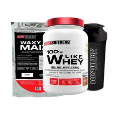 Whey Protein Bodybuilders Like Whey 100%  900g +  Waxy Maize 800g  + Coq-Unissex