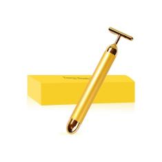 Massageador facial Gold Vibrata Rejuvenescedor Antirrugas