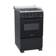 Fogao a Gas 4 Bocas Venax Picasso GIII Preto, Preto, Bivolt