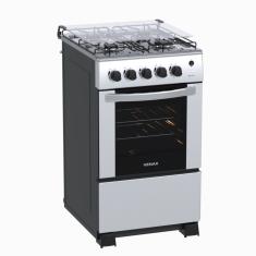 Fogao 4 Bocas Venax Gaudi Mesa Inox GIIi Inox Gas Glp