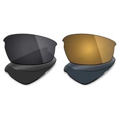 2 pares de lentes polarizadas de reposição para óculos de sol Oakley Bottlecap – Opções