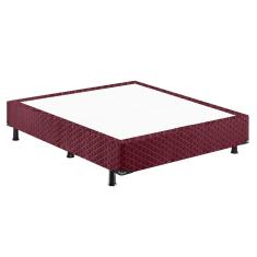 Base Box Casal Hellen Strong 38x138x188 cm - Vermelho