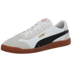 PUMA Tênis masculino Club 5v5, Puma branco-puma preto e cinza, 41