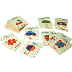 Brinquedos Educativos - Alfabeto Ilustrado Em Inglês 54 Peça