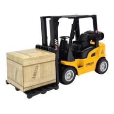 Power Toys YUGEN - Miniatura Empilhadeira : Carrinho de Ferro com Portas que Abrem e Pneus de Borracha 1:32