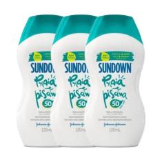 Kit com 3 Protetor Solar Sundown Starck FPS 50