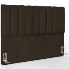 Cabeceira Cama Box Casal Queen 160 Cm Dália W01 Marrom