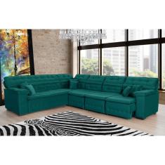 Sofá de Canto Magno 2,57x3,32m Verde