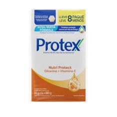 Sabonete em Barra Protex Nutri Protect Vitamina E + Glicerina 8x85g