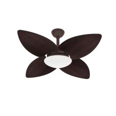 Ventilador Teto Marrom Winds 4 Pás Palha Turbo Ventax 220V