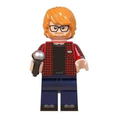 Boneco Blocos De Montar Cantor Ed Sheeran Xadrez Exclusivo