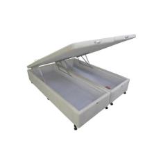 Cama Box Baú King Vellus (193x203x35) - Castor