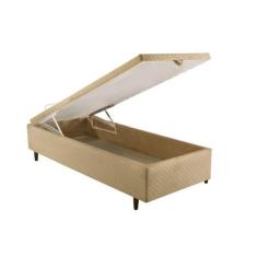 Cama Box Baú Solteiro MH1439 Bordado Clean (88x188x35) - Herval