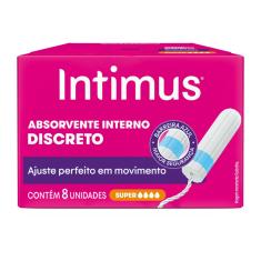 Absorvente Interno Intimus Discreto Super 8 Unidades